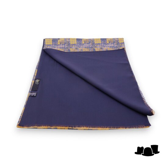 city sport sjaal zijde wol facade oker