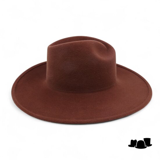 weba hats fedora 1274 velourvilt cognac