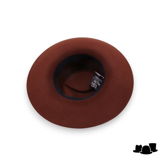 weba hats fedora 1274 velourvilt cognac