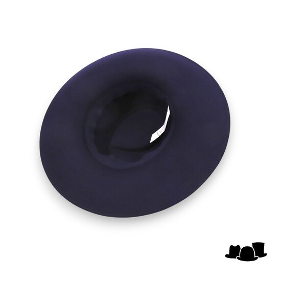 weba hats fedora 1274 wolvilt marine blauw
