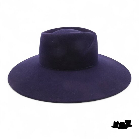 weba hats fedora 1487 wolvilt marine blauw