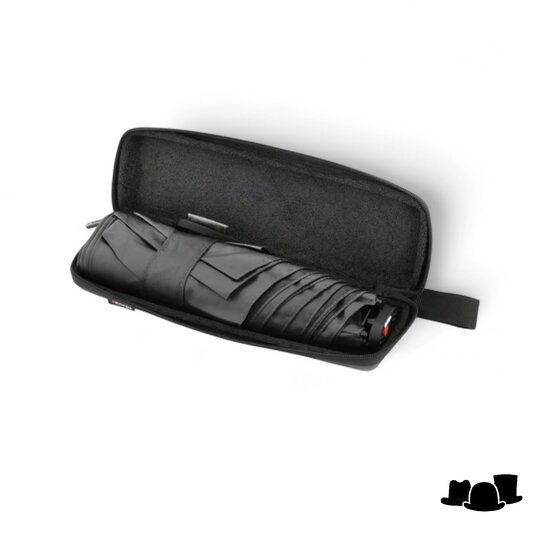 knirps paraplu x4u ultra light slim manual with case black