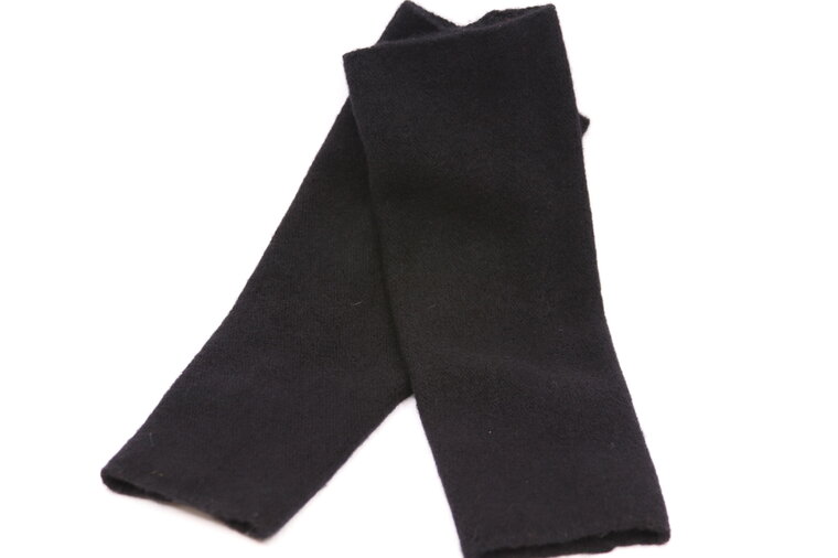 kopka armwarmers merinowol zwart