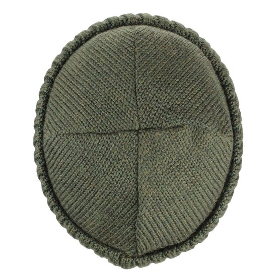 stetson beanie northport merino wool knit olive green