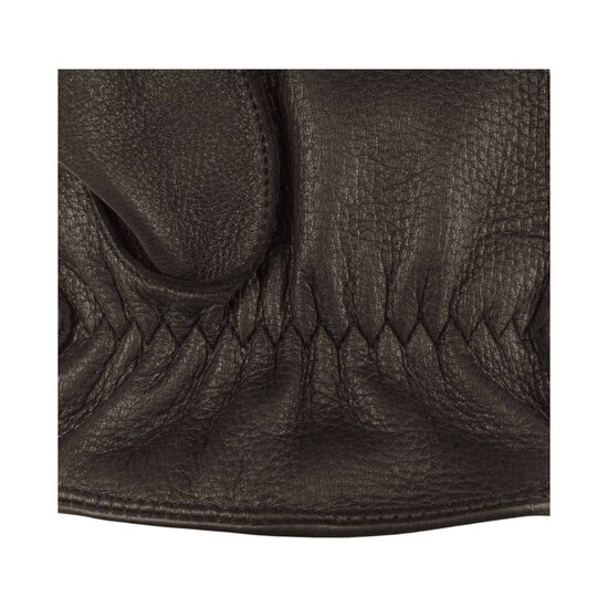 stetson handschoenen deer leather cashmere dark brown