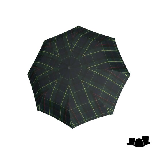 knirps paraplu t200 medium duomatic check hunter