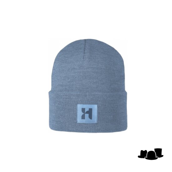 hatland beanie dogan wool slate blue