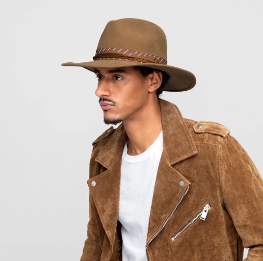 bailey western litefelt wolvilt luz driftwood beige