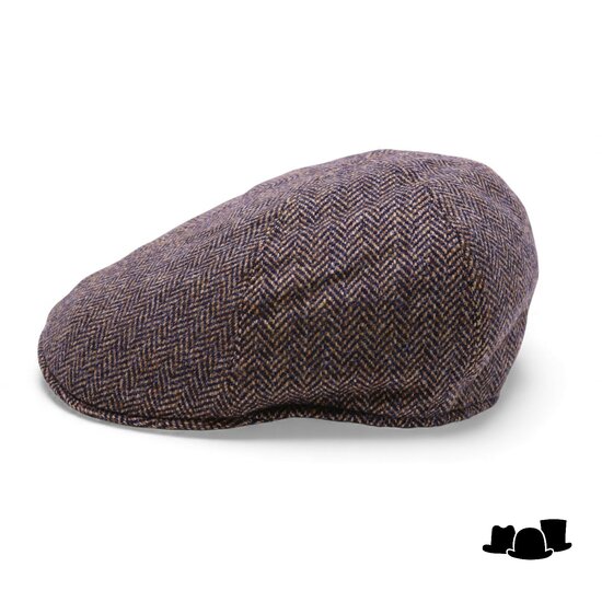 portaluri ivy pet six panel deep cashmere mix visgraat beige bruin