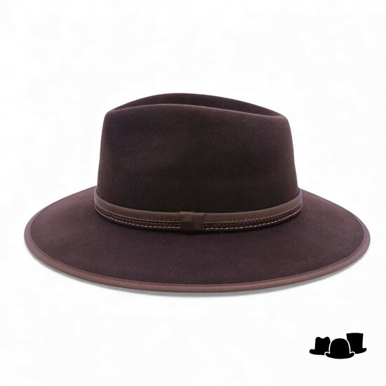 red dust hats wildridge haarvilt dark brown