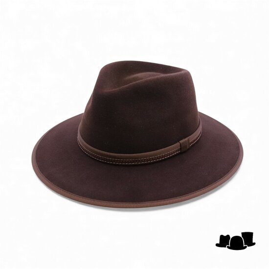 red dust hats wildridge haarvilt dark brown