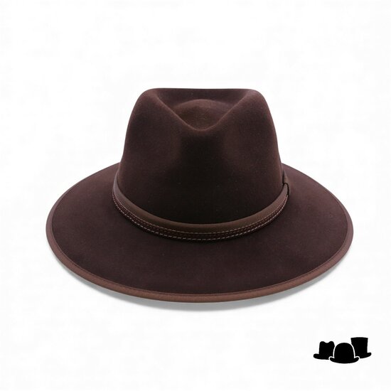 red dust hats wildridge haarvilt dark brown