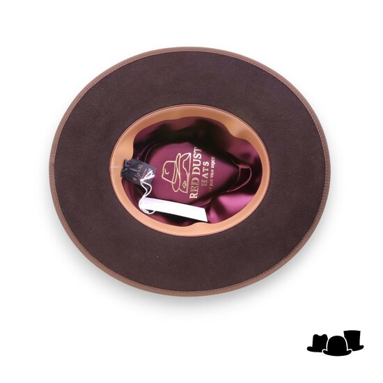 red dust hats wildridge haarvilt dark brown