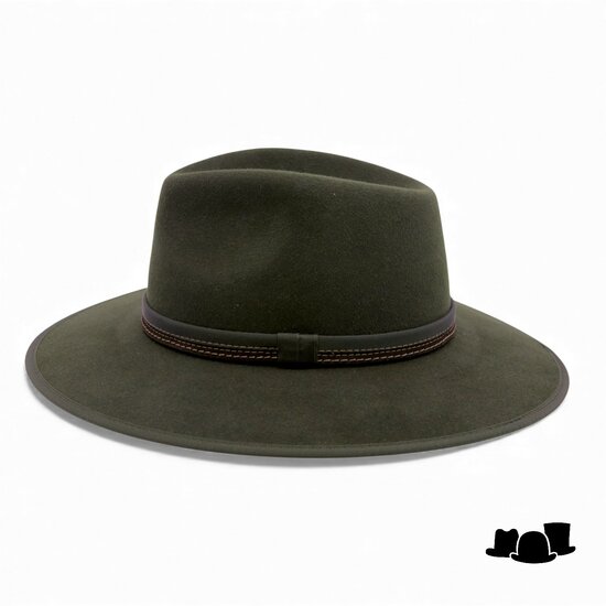 red dust hats wildridge haarvilt donkergroen