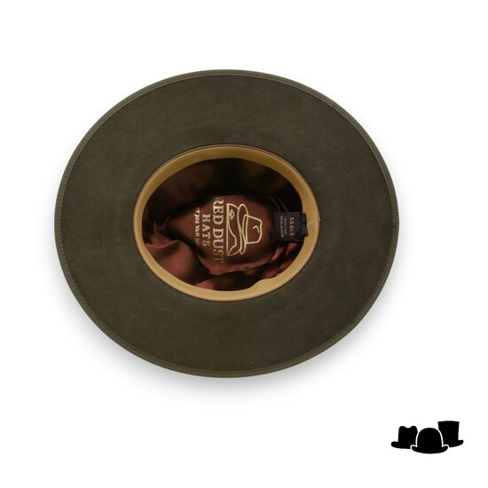 red dust hats wildridge haarvilt donkergroen