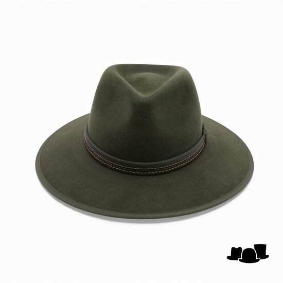 red dust hats wildridge haarvilt donkergroen