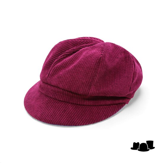 bedacht dubbelzijdig ballonpet ansen blauw en bordeaux