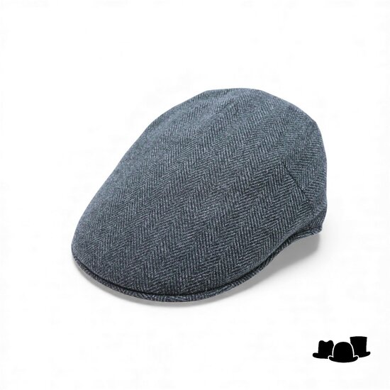 borsalino ivy pet crossover parigi scheerwol zijde mix visgraat groen