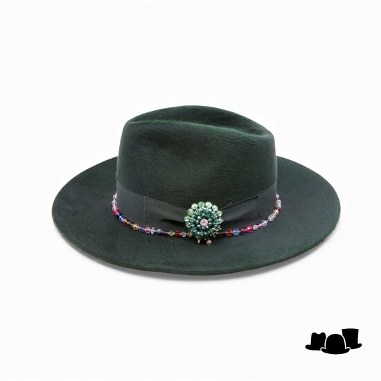 jos van dijck bespoke fedora beadline luccia verde