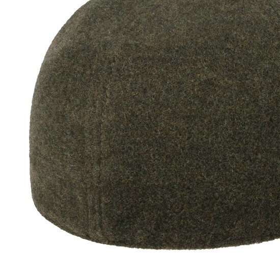 stetson baseball cap met oorklep vaby wol cashmere mix zwart