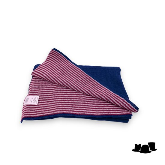bedacht sjaal herion wol cashmere mix blauw