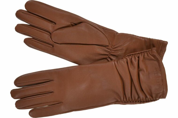 seeberger handschoenen lang nappaleder camel