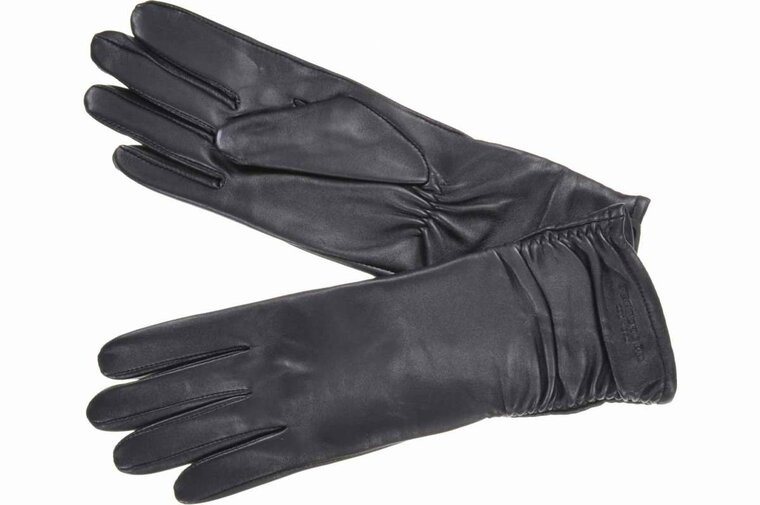 seeberger handschoenen lang nappaleder black