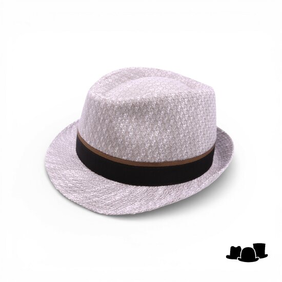 jos van dijck trilby katoen double grosgrain sand