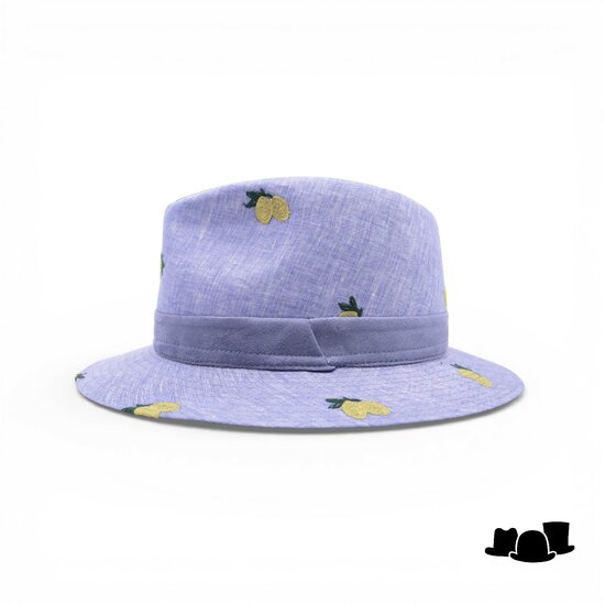 jos van dijck fedora 62 linnen positano blauw