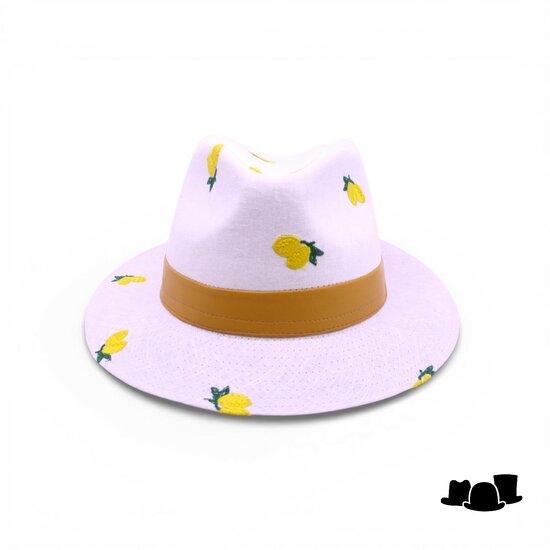 jos van dijck fedora 62 linnen positano white