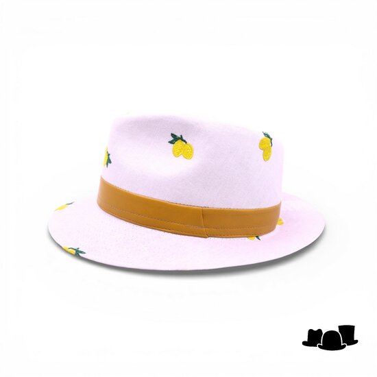 jos van dijck fedora 62 linnen positano white