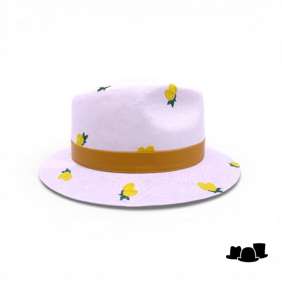 jos van dijck fedora 62 linnen positano white