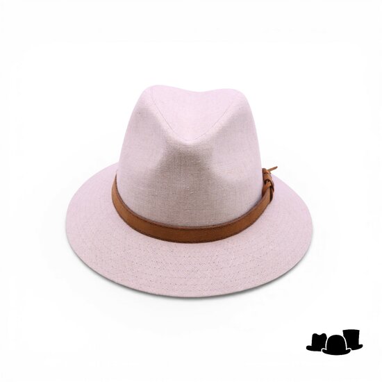 jos van dijck fedora 62 linnen salt pepper en leer