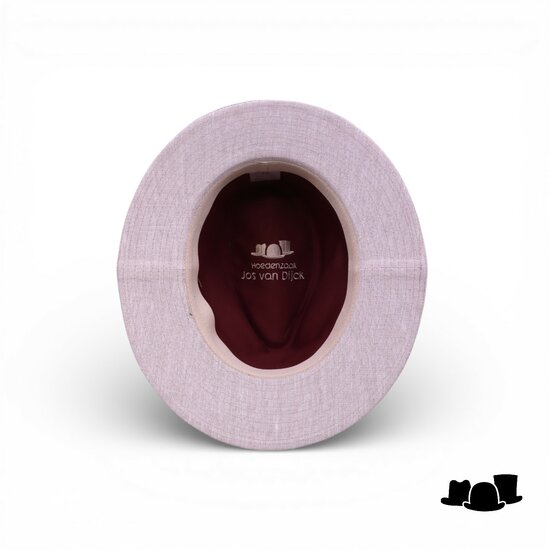 jos van dijck fedora 62 linnen salt and pepper pdp en leer