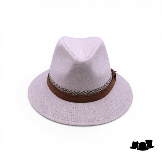 jos van dijck fedora 62 linnen salt and pepper pdp en leer