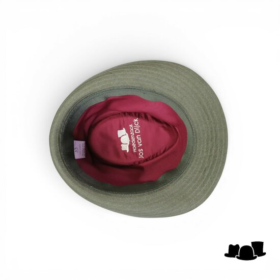 jos van dijck trilby linnen groen contrast pdp