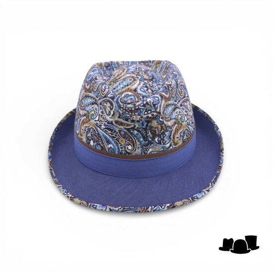 jos van dijck trilby katoen fantasy blauw
