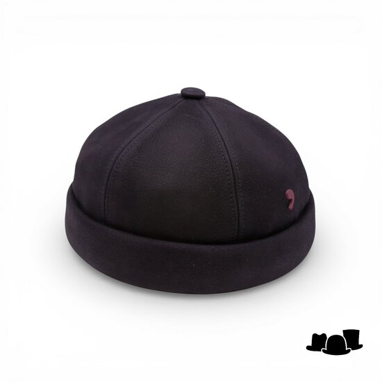 alfonso deste docker nubuck leder zwart