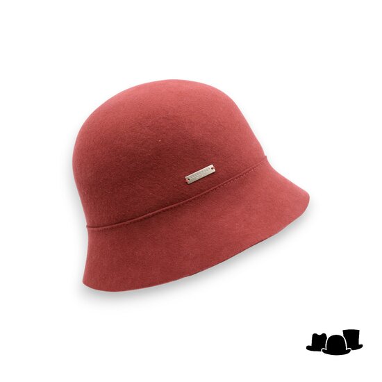 seeberger cloche wolvilt strik rust