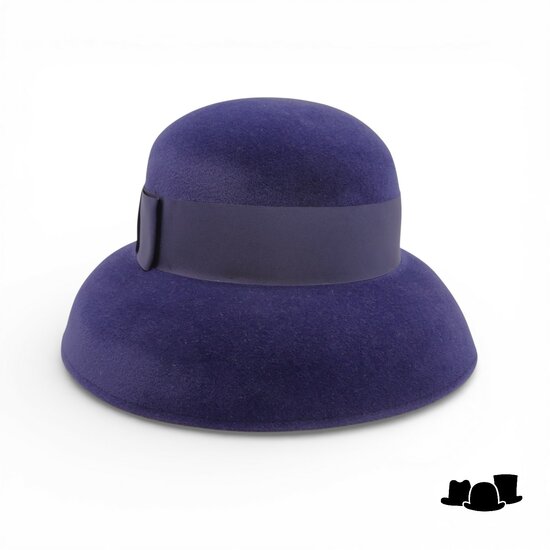 tesi gelegenheidshoed audrey haarvilt navy