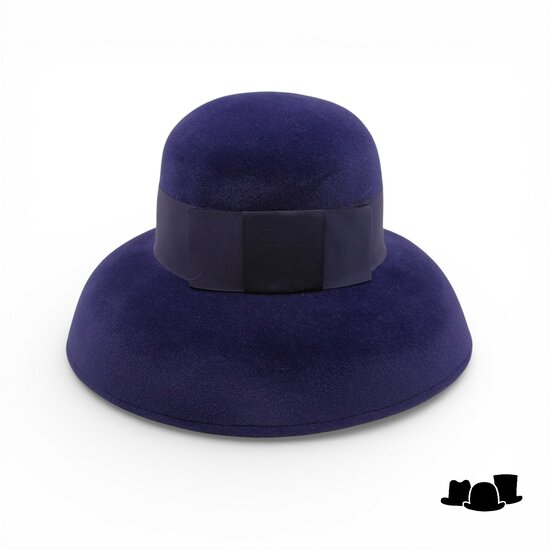 tesi gelegenheidshoed audrey haarvilt navy