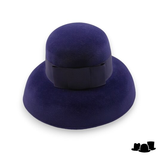 tesi gelegenheidshoed audrey haarvilt navy