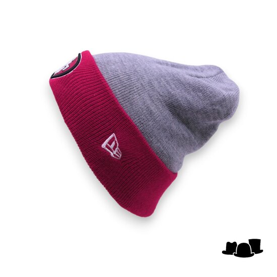 new era knitted beanie san francisco giants grey and red