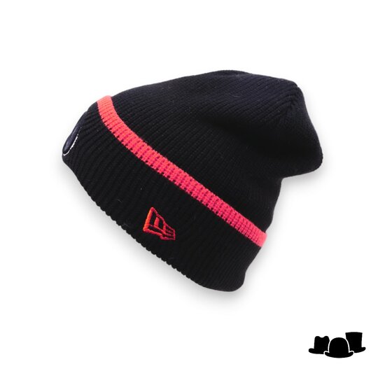new era knitted beanie philadelphia flyers black and orange
