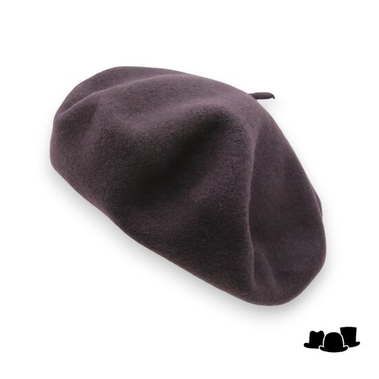 elosegui alpino baret model 12.5 merino wolvilt chocolate brown