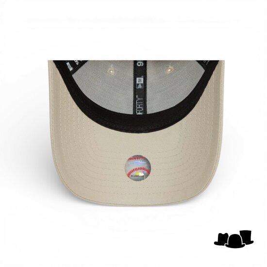 new era baseball cap 9forty new york yankees stone white