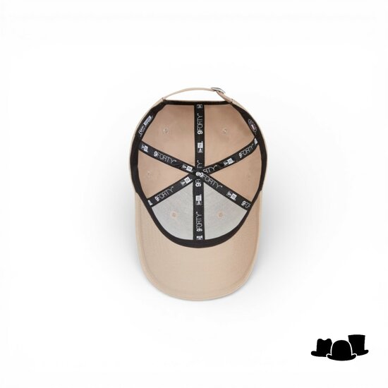 new era baseball cap 9forty new york yankees camel stone