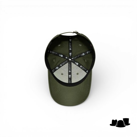 new era baseball youth cap 9forty new york yankees olive white