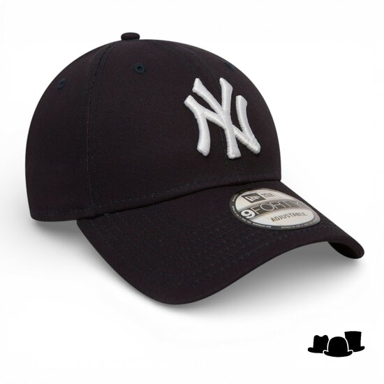 new era baseball cap 9forty new york yankees navy white