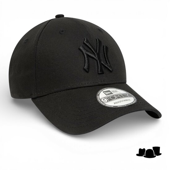 new era baseball cap 9forty new york yankees black black